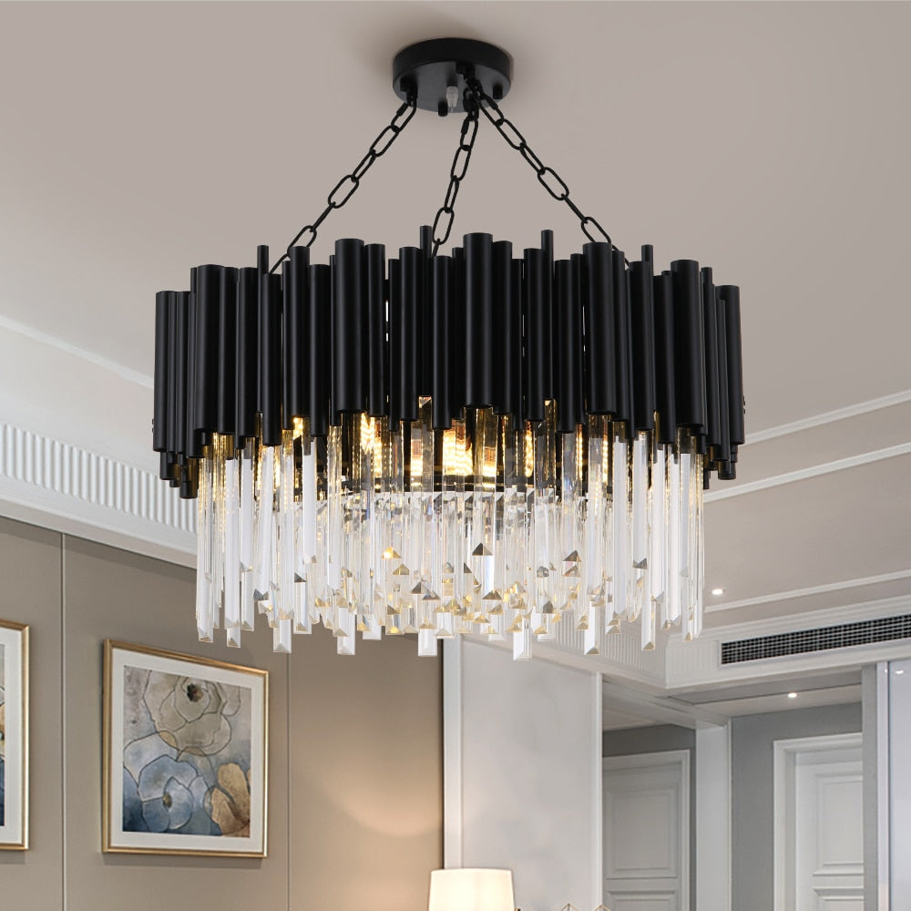 luxury black chandelier