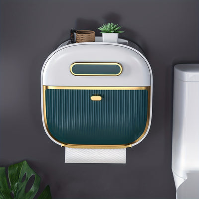 Upgrade Your Bathroom with This Wall Mounted Toilet Paper Storage Container