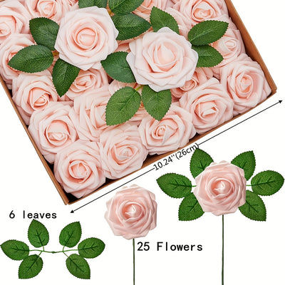 Artificial Flowers Combo 2 Box Set Gradient Color Flower Leaf With Stems For DIY