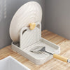 1pc Spoon Rest Multi-purpose Utensils Holder, Kitchen Accessories, Spoon Shovel Rack, Pot Cover Rack, Spatula Rack