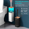 1pc Toilet Brush And Holder, Elegant Toilet Bowl Brush Set With Ergonomic Long Handle