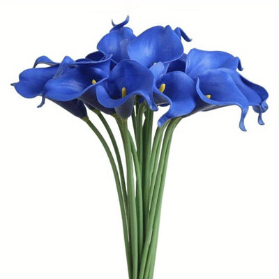 18pcs Artificial Calla Lilies, Plastic Artificial Flowers Calla Lilies For Party Holiday Home Decor