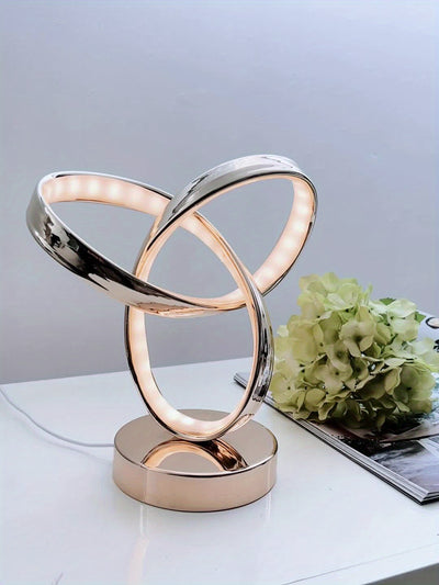 Small Table Lamp, USB Power Supply Night Light, Three Colors Infinitely Dimmable, Wall Cabinet Bookcase Shaped Ornaments Decorative Lamp