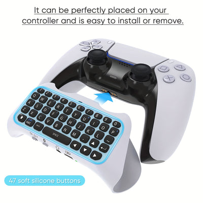 Wireless Controller Keyboard For PS5 Wireless 3.0 Mini Portable Gamepad