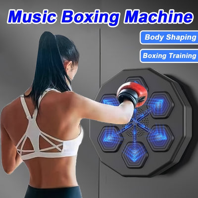 Music Boxing Machine, Training Punch Equipment, Electronic Smart Focus Agility Wall Target