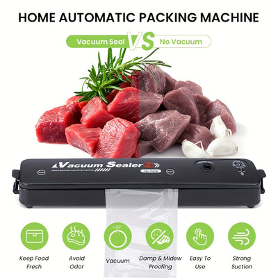 Vacuum Sealer Machine For Food Saver - Food-Vacuum-Sealer Automatic Air Sealing System For Food Storage