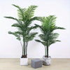 1pc Artificial Fake Palm Tree With Pots Detachable Trunks Faux Tropical Palm Silk Plant