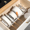 1pc Multi-purpose Pot Organizer Rack With Adjustable Dividers For Cabinet, Expandable Pot Racks
