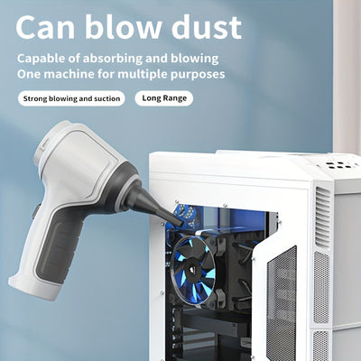 1pc Vacuum Cleaner, High Suction Handheld Wireless Vacuum Cleaner, Compressed Air Dust Collector
