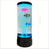 LED bubble Fish Lamp Multi-Color Changing Aquarium Night Light, Decorative Simulated Fantasy Fish Bubble Table Lamp