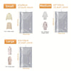 8pcs Hanging Clothes Vaccum Compression Storage Bag