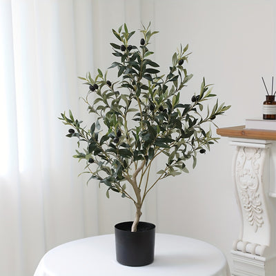 Olive Tree Simulation Tree Fake Tree Artificial Tree Potted Plant With Base