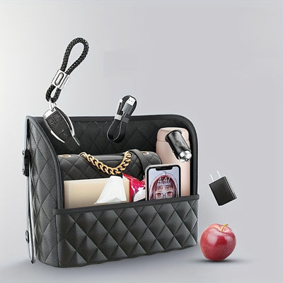 Stay Organized on the Go with Our PU Leather Handbag Holder - Keep Your Belongings Secure and Accessible!