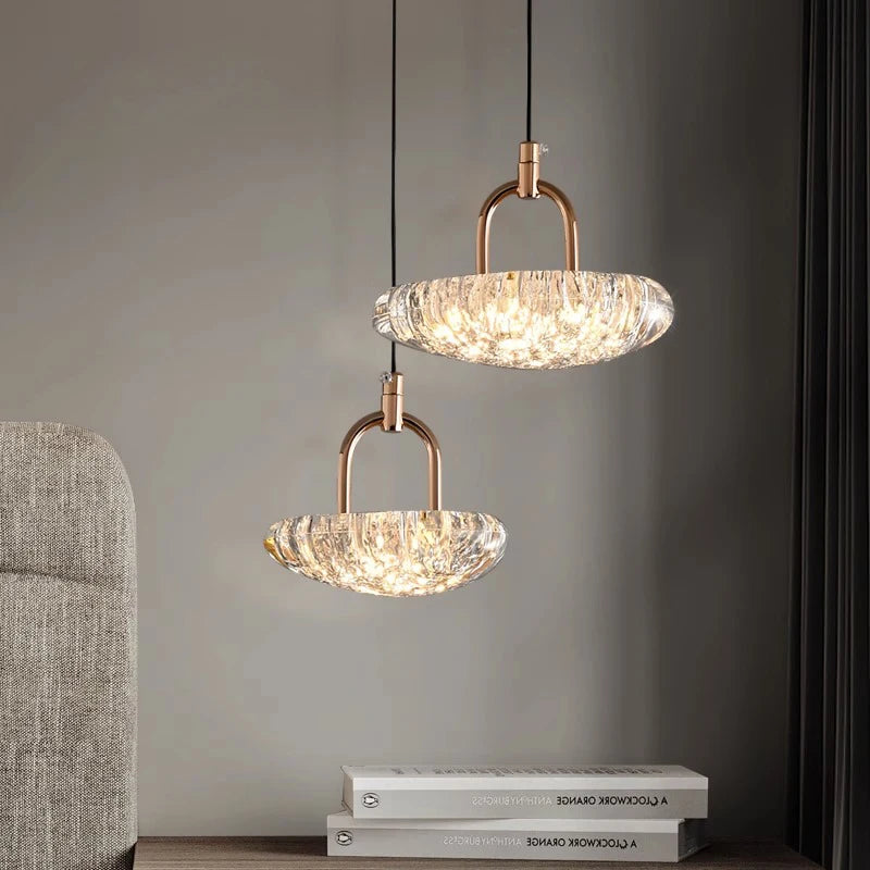 Modern Simple Single Head Bar Small Pendant Lamp Italian Light Luxury High Sense