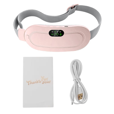 Portable Menstrual Heating Pad Warm Palace Waist Belt Period Cramp Massager
