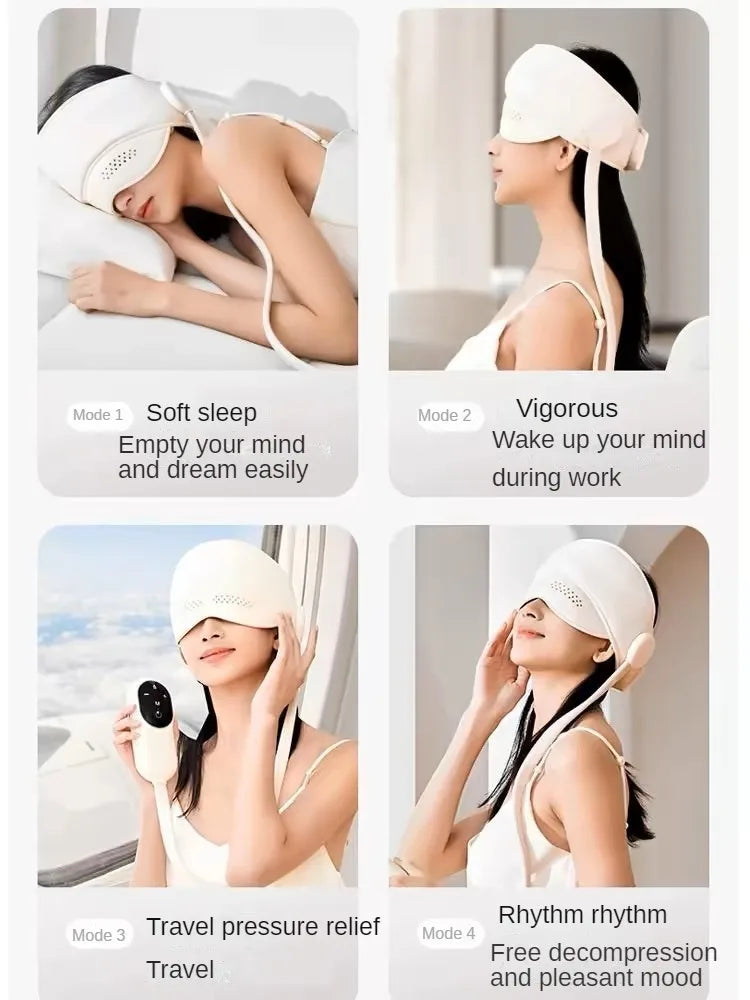 Head & Eye Massager with Wraparound Heating