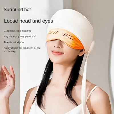 Head & Eye Massager with Wraparound Heating