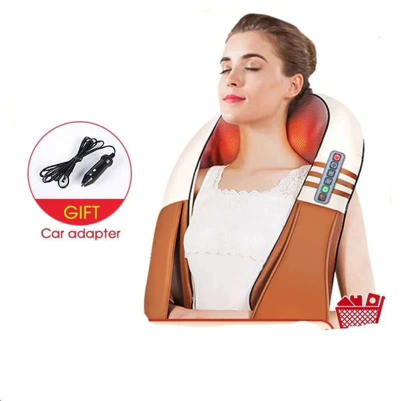 U-Shape Shiatsu Massager with Infrared Heat