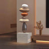 80cm Creative Stacked Stone Living Room Art Ornaments Light Luxury Home