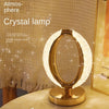 1pc Crystal Desk Lamp, Atmosphere Lamp, Bedroom Bedside, Beautiful And Romantic Atmosphere Small Night Lamp