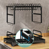 1pc Dish Drying Rack For Kitchen Counter Over The Sink, Detachable Larger Capacity 2-Tier Dish Drying Rack