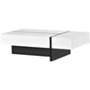 High Gloss Surface Cocktail Table Center Table for Sofa or Upholstered Chairs Rectangle Design Living Room Furniture