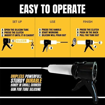 Portable Caulking Gun Compact Sealing Gun Paint Insulating Mastic Sealant