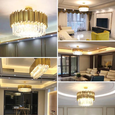 Rectangle Modern Chandelier  Light Fixtures