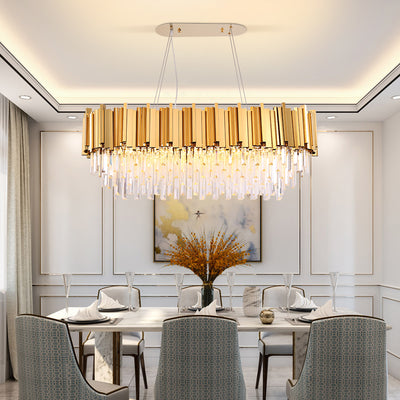 Rectangle Modern Chandelier  Light Fixtures