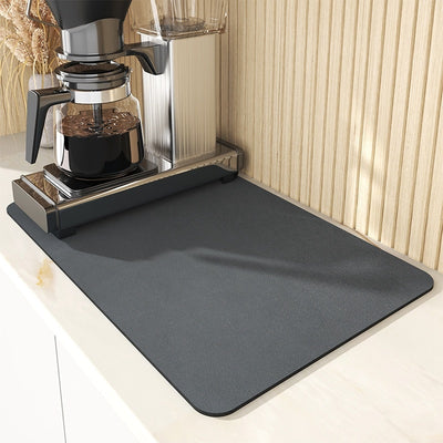 Super Absorbent Coffee Dish Large Kitchen Absorbent Draining Mat Drying Mat