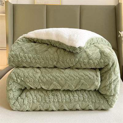 New Super Thick Winter Warm Blanket Soft Quilt Comforter