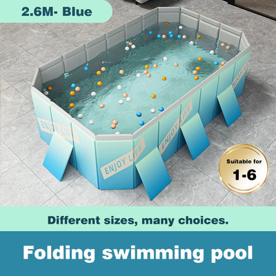 Swimming Pool Non-Inflatable Folding Thickened Wear-Resist ant Outdoor Large Pools Family Bathing Toy Children's Day Gifts