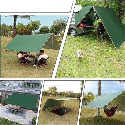 Awning Waterproof Tarp Tent Shade Ultralight Garden Canopy