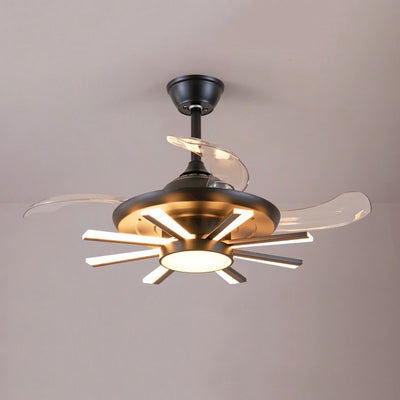 Modern decoration smart Ceiling fans with lights
