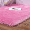 Luxury Rectangle Artificial Wool Sheepskin Soft Fluffy Area Rug ur Carpet