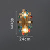 New modern sconce lighting for bedroom brushed gold crystal wall lamps