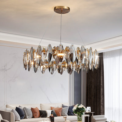 Modern crystal chandelier for living room luxury home decor lighting fixtures