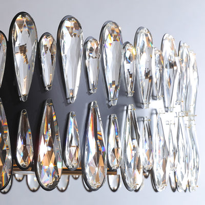 Living room chandeliers decoration round crystal lighting