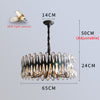 Living room chandeliers decoration round crystal lighting