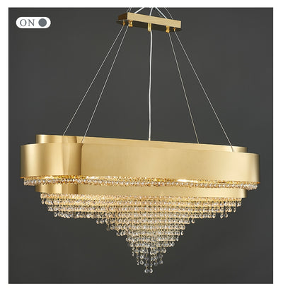 New modern crystal chandelier for dining room creative design