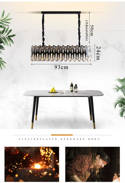 Living room chandeliers decoration round crystal lighting