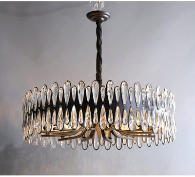 Living room chandeliers decoration round crystal lighting
