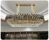 New modern crystal chandelier for living room luxury round cristal light fixture