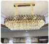 New modern crystal chandelier for living room luxury round cristal light fixture