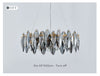 Modern crystal chandelier for living room luxury home decor lighting fixtures